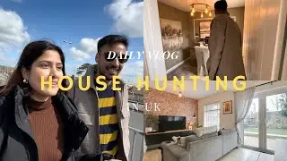 FIRST VLOG | House Hunting in the UK: Our Impressions | UK Property Search Vlog
