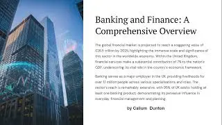 Banking and Finance Course| A Comprehensive Overview|  Part 1