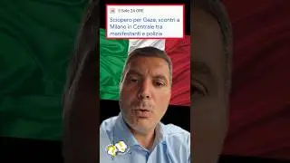 Gaza strike, clashes at Milan Central Station