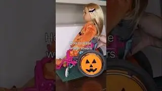 Чехлы для колес инвалидной коляски куклы American Girl своими руками