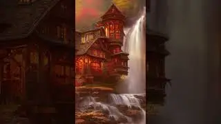Do You Like to See Original Art Come to Life??? Waterfall Sounds at Link Description #shorts