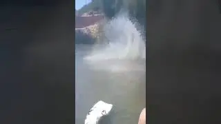 Face Full Of Water #splash #slide #funny #fail #facefullofwater