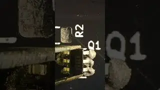 Soldering FS8205A MOSFET IC Under Microscope 🔥 #shorts #soldering #smd