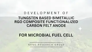 Development of Tungsten Based Bimetallic RGO Composite Functionalized Carbon Felt Anode for Microbia