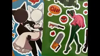 STICKER ASMR Incredibox Sprunki But With NEW Stickers Book 21 Incredibox Sprunki Wedding Sticker  #s
