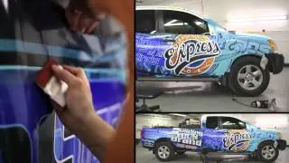 Lettering Express on Vehicle Wraps