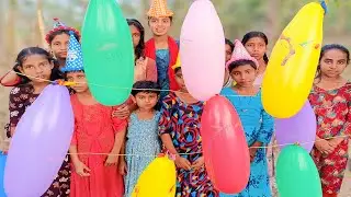 outdoor fun with  Balloon and learn colors for kids ||Episode -4