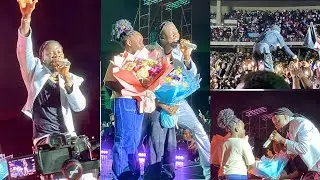 Stonebwoy brings his lovely children Jidula & Janam to perform with him in front of 40k audience 