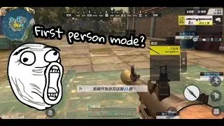 HOW TO GET FIRST PERSON MODE in RULE OF SURVIVAL FOR ANDROID | CHINESE ROS