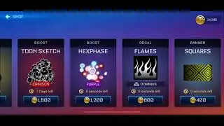 Rocket League SideSwipe Item Shop December 9, 2021