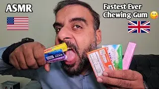 ASMR - Fastest ever bubble Gum chewing 😋 ( Hypnotic Tingly Sounds )