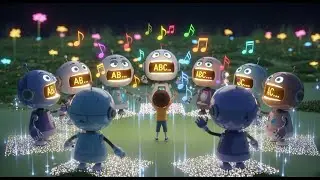 ABC with Dancing Robots | Fun Alphabet Song and Kids Learning Collection