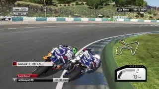 Trying to avenge Pistol73 in a rough motogp lobby