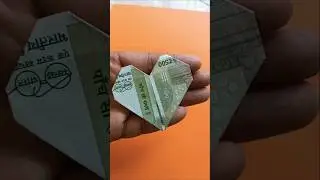 Heart Made By Paper 💜 | How To Make Paper Art | #art #shortvideo #shorts
