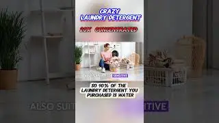 Laundry Crazy laundry detergent, the secret that P&G won't tell you