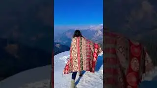 This Happen When You Are Overexited For Snowwwww 🥶 #Blooper 😂☃️ 🧡🏔️