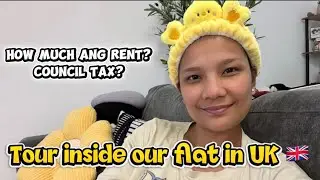 Tour inside our UK flat 🇬🇧 | Rent and council tax reveal | Filipino family in UK | SAHM in UK