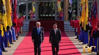 Трамп посещает Южную Корею, пытаясь привлечь миллиарды инвестиций