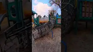 Playground slide poV#Parkour #speedruning #freerun #park #fun #parkourlife #youtubeshortsvideo