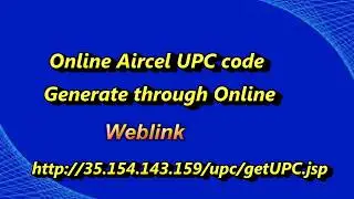 Aircel online UPC port - RJ Tharani