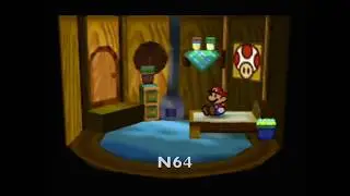 Paper Mario N64 Comparison Part 1 (Nintendo 64 vs Wii VC vs Wii U VC)