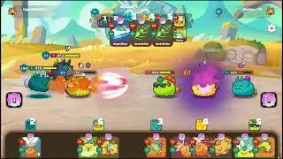 AXIE INFINITY GAMEPLAY POISON TEAM | SUMMER AXIE COLLECTIBLES TEAM