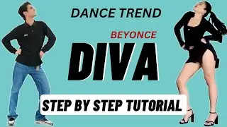 DIVA - Beyonce Dance Trend Tutorial | Diva - Beyonce Dance Challenge Tutorial