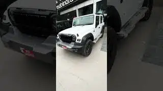 Thar roxx new Star edition in white colour #automobile #thar #suvchallenge