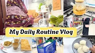 Daily Routine Vlog | cooking & Grocery Shopping 🛍️ | Morning To Night Routine | 