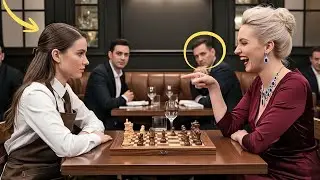 Rich woman mocks waitress at chess &ndash; but her move shocks everyone!