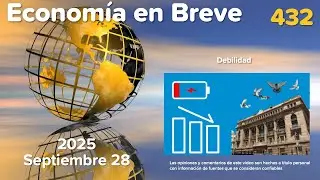 Economía en Breve 432, resumen del acontecer económico al 28 de septiembre de 2025 #economía