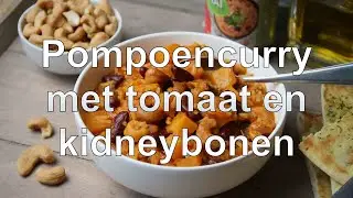 Pompoencurry met tomaat en kidneybonen recept