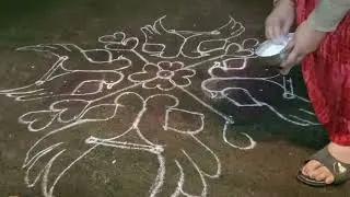 Margazhi Day 8 Kolam😍13×1dot kolam #rangoli #kolam #margazhirangolikolam #margazhikolam #traditional