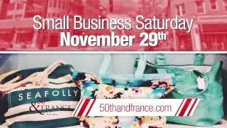 50th & France Holiday Shopping & Small Business Saturday
