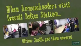 Homeschoolers Visit Everett Police