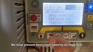 Schindler 5400 elevator weighing learning steps