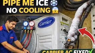 AC Cooling Nahi Kar Raha Rai❄️ | Carrier AC Cooling Problem | Carrier AC Not Cooling#reels#shorts 