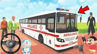 Franklin purchase New Ambulance bus 🚌 in Indian Theft auto simulator 