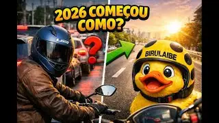 Primeira Volta Pra Casa de 2026: Trânsito ou Caminho Livre? 👀🏍️