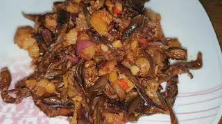 STIR FRY DRIED EGGPLANTS