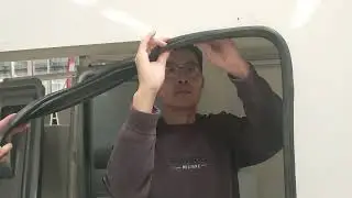 Installation guidance of no frame RV push out window