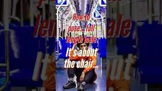 Full length male model Photoshoot poses / Photography posing guide / Have a seat  #Shorts #posingmen