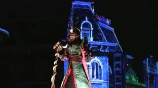 Villains Night Out Hong Kong Disneyland with Main Street Projections