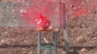 Ballistic dummy heads meet a few 338 lapua rounds.