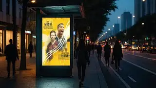 Quick Billboard Mockup l Create Mockup Design in Photoshop Tutorials l Create Billboard Mockup