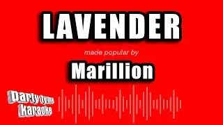 Marillion - Lavender (Karaoke Version)