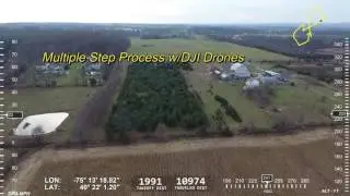 DJI Drone Video w/ Dashware Data Overlay