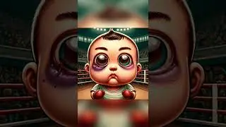 Bao's Boxing Challenge #boxing #robot #animation #cutebaby #cartoon #fighting