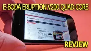 E-Boda Eruption V200 Quad Core review Full HD în limba română - Mobilissimo.ro