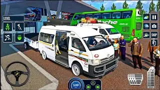 Mini Bus Driving Simulator 3D | Volkswagen T2 Van City Transport Driver - Android GamePlay